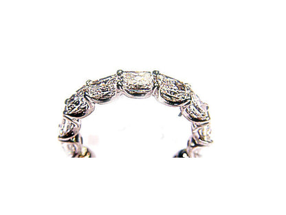 14 RADIANT DIAMOND ETERNITY BAND COMMON PRONG U BASKET DIAMOND BAND