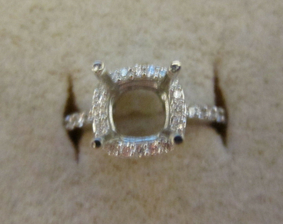 DIAMOND HALO SETTING FOR 5.90MM STONE