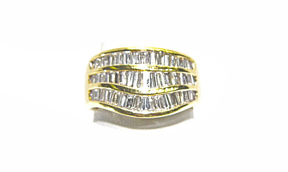 DIAMOND 51 BAGUETTE SHAPE CHANNEL SET DIAMOND BAND DIAMOND WEDDING BAND DIAMOND