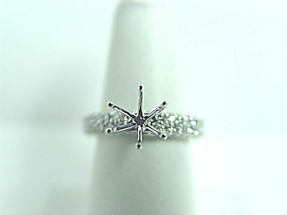 DIAMOND ROUND BR SHAPE ETERNITY SET ALL AROUND FRONT BACK SET SETTING 6 PRONG