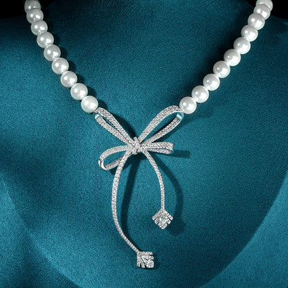 Luxury Style Women'S Copper and Platinum Plated Necklace