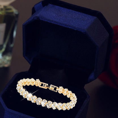 Bracelets for Teen Girls Gold Single Rhinestone Bracelet Diamond Bracelets for W
