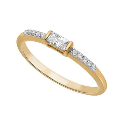 0.15 CT. T.W. Diamond Fashion Ring in 14K Gold (I, I1)