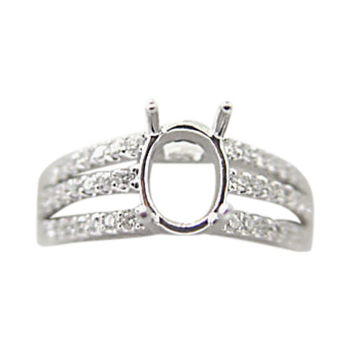 DIAMOND ROUND BRILLIANT SH SETTING 3 ROW SET DIAMOND 4