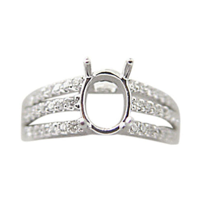 DIAMOND ROUND BRILLIANT SH SETTING 3 ROW SET DIAMOND 4