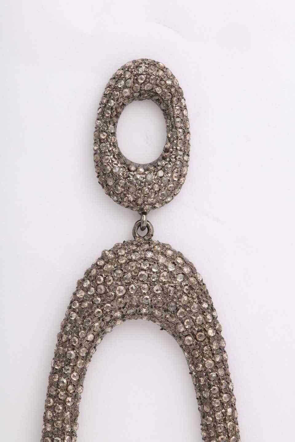 Fashion Diamond Drop Earrings