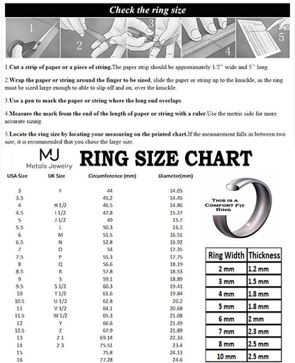 Ceramic Wedding Band Classic High Polished Ring Varying Colors and Widths to Cho
