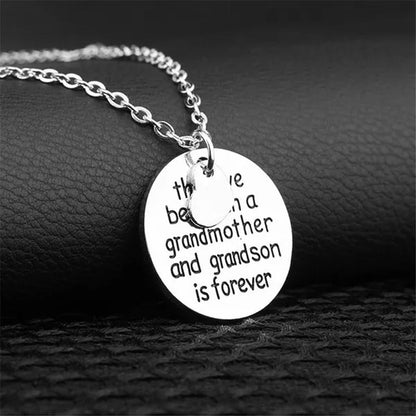 Ladies Fashion round Tag Necklace Holiday Gift Fashion Jewellery