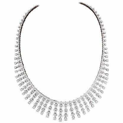 Over 20 Carat Diamond Drop Necklace