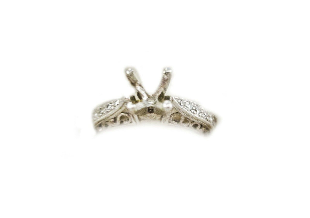 DIAMOND ANTIQUE STYLE SIDE SET TO BACK FOR 3.00 MM STONE