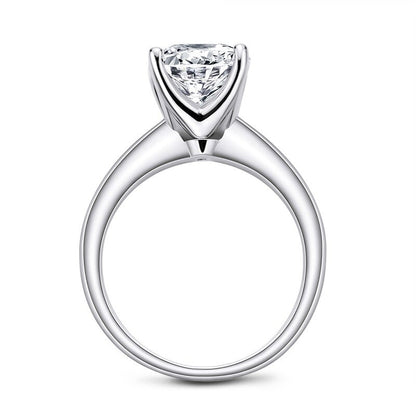 3.0Carat D Color Moissanite Diamond Solitaire Wedding Rings for Women 100% 925