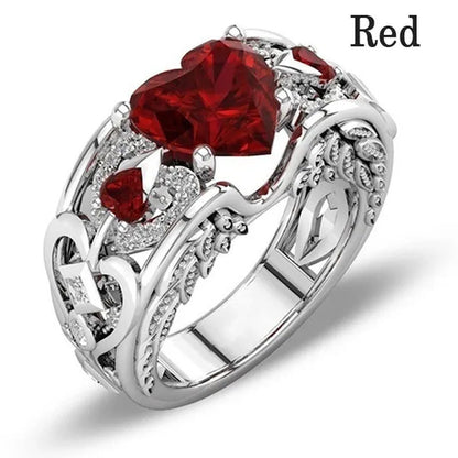 Exquisite Women'S Fashion Natural Morganite Diamond Ring Anniversary Gift Engage
