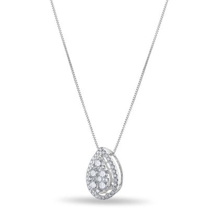 0.45 CT. T.W. Diamond Pendant in 14K Gold