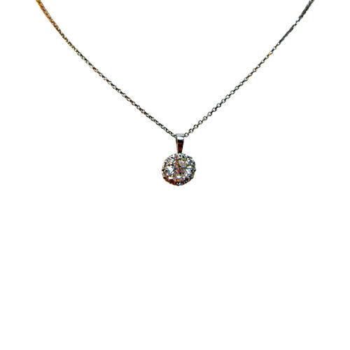DIAMOND ROUND CENTER WITH ROUND SHAPE DIAMOND AROUND I