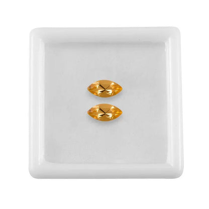 Shop LC Set of 2 Citrine November Birthstones Marquise Shape DIY Jewelry Making