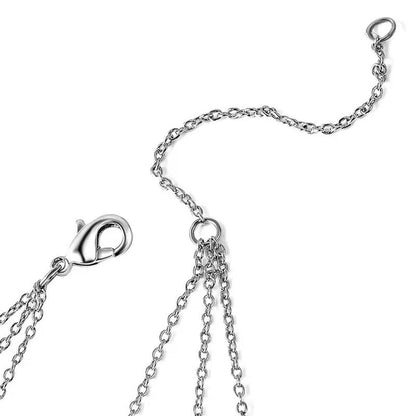 Shop LC Platinum Plated Statement Cubic Zirconia Love Pendant Necklace for Women