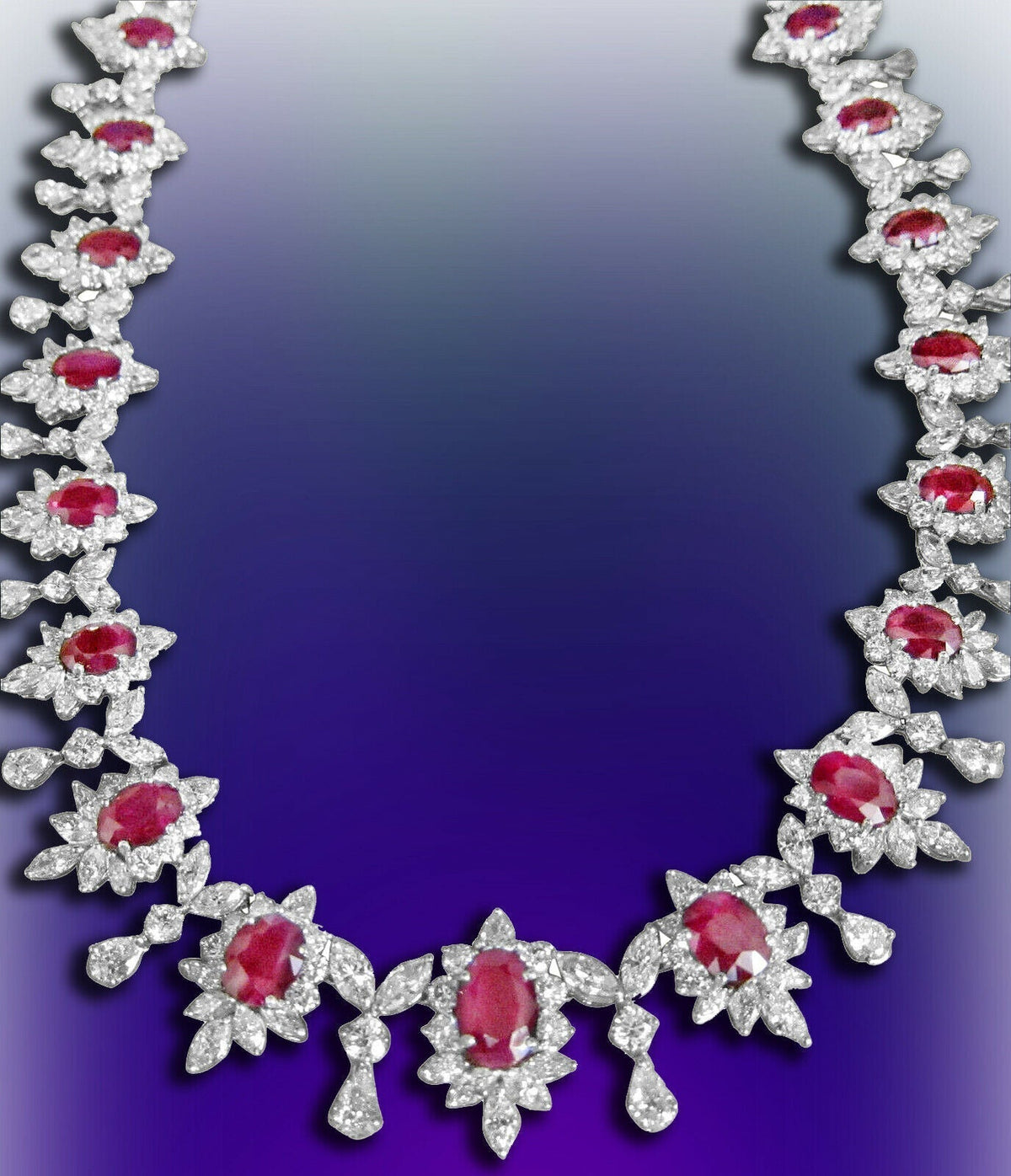 22 OVAL FINE QUALITY RUBY DIAMOND 155 ROUND BR 44 PEAR SHPE 1