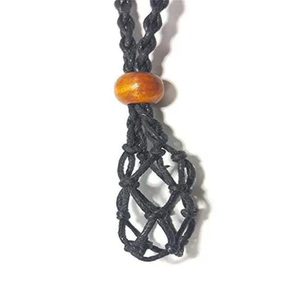 Necklace Hollow Stone Rack, Crystal Necklace Rope, Original Stone , Pendant Ston