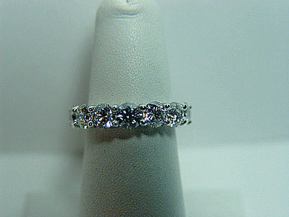 DIAMOND ROUND BR SHAPE ETERNITY SET BAND COMMON PRONG DIAMOND ETERNITY BAND
