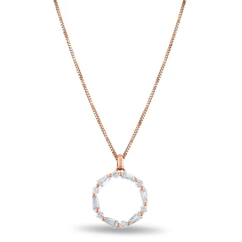 0.23 CT. T.W. Diamond Pendant in 14K Gold