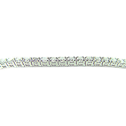 DIAMOND ROUND BR SHAPE 4 PRONG SET TENNIS BRACELET 58 STOND DIAMOND BRACELET