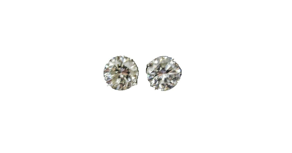 DIAMOND ROUND BRILLIANT SHAPE STUD EARRING