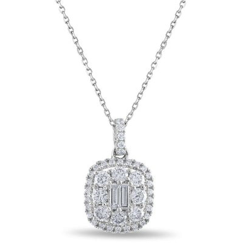 0.45 CT. T.W. Diamond Pendant in 14K Gold