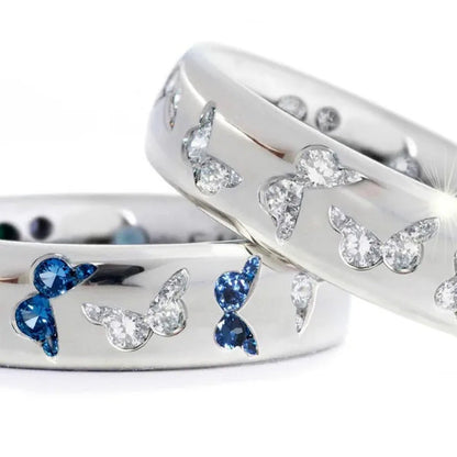 Exquisite 925 Sterling Silver Women Fashion Jewelry Natural Two Tone Gemstone Wh