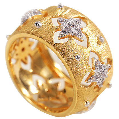 Vintage Style S925 Silver Ring Bracelet