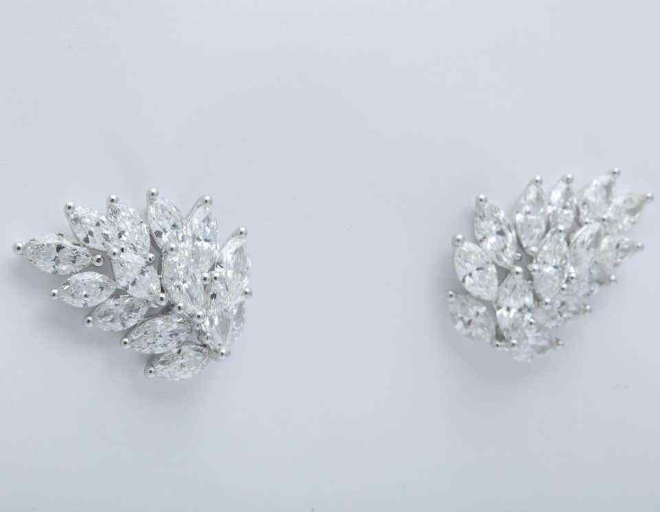 Diamond Cluster Earring Cuffs
