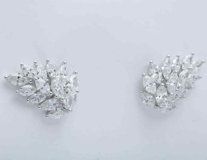 Diamond Cluster Earring Cuffs