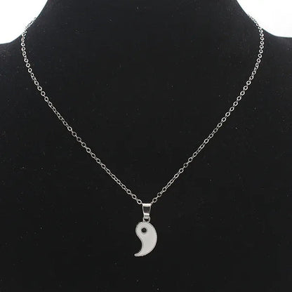 2022 New Best Friend Bracelet 2 Matching Yin Yang Adjustable Rope Bracelet Neckl