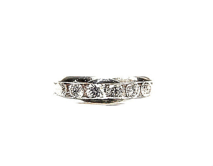 DIAMOND ROUND BR SHAPE 6 STONE CHANNEL SET MENS BAND