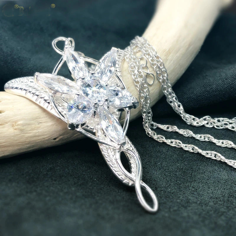 925 Sterling Sliver Wedding Jewelry Lord Princess Arwen Evenstar Pendant