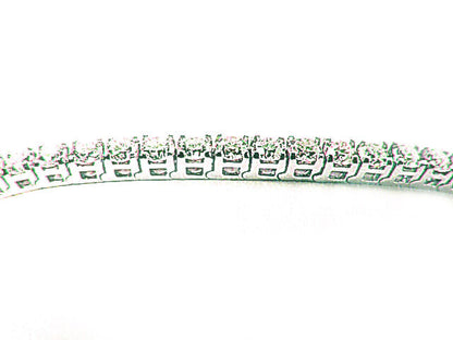 DIAMOND ROUND BR SHAPE 4 PRONG SET TENNIS BRACELET 46 DIAMOND SET BRACELET