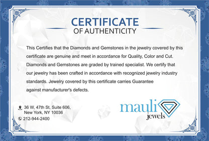 Mauli Jewels Engagement Rings for Women 0.50 Carat Black Diamond Engagement Ring