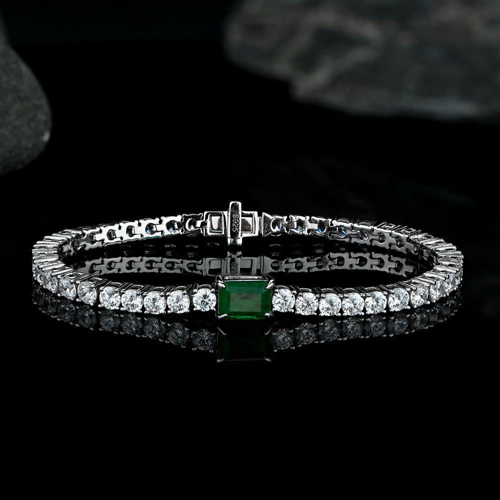 Full Diamond Heavy Emerald Cut Ring