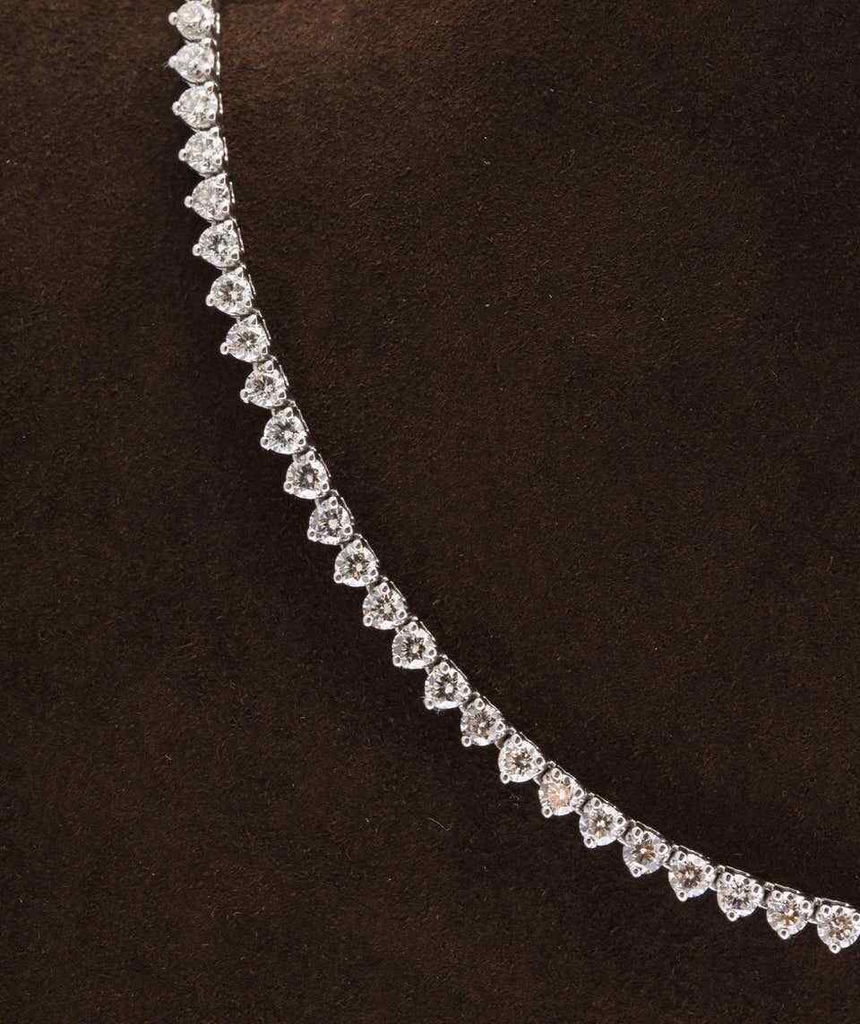 11 Carat Diamond Tennis Necklace