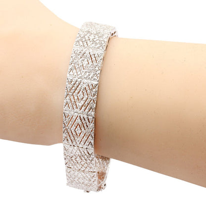 2 Carat Diamond Art Deco Bracelet, 7 Inches for Women