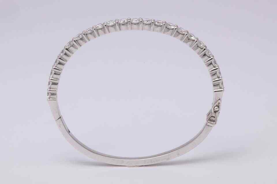 Diamond Bangle for 6 inch wrist