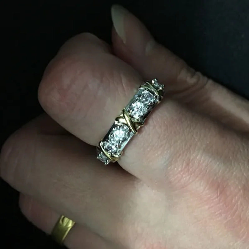 So Sparkling ! 925 Solid Sterling Silver Natural Gemstone White Sapphire Diamond