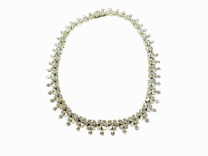 DIAMOND NECKLACE 280 PEAR SHAPE DIAMOND 64 ROUND DIAMOND SET DIAMOND NECKLACE