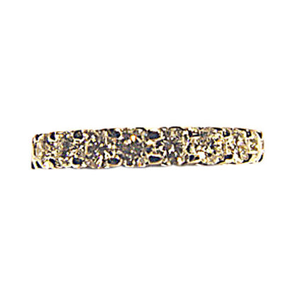 2.51 ct diamond round brilliant eternity band small portion 18 k white gold