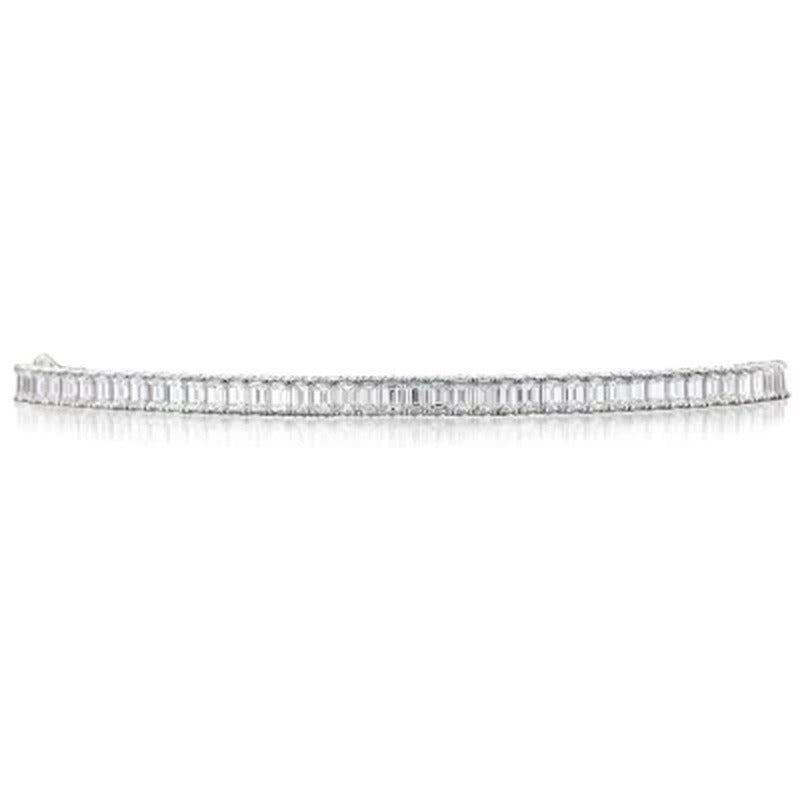 30.01 CT. T.W. Premier Diamond Collection Emerald Cut Diamond Bracelet (F-G, VVS
