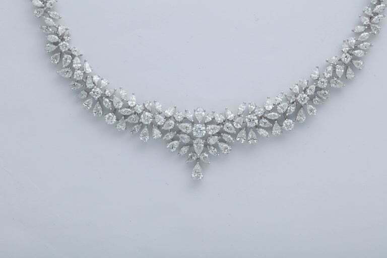 Multi Shape Diamond Necklace