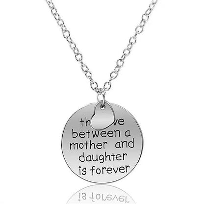 Ladies Fashion round Tag Necklace Holiday Gift Fashion Jewellery
