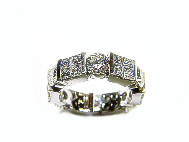 6 ROUND BRILLLIANT DIAMOND 24 PRINCESS DIAMOND ETERNITY