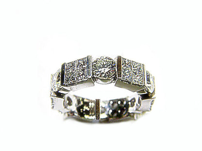 6 ROUND BRILLLIANT DIAMOND 24 PRINCESS DIAMOND ETERNITY
