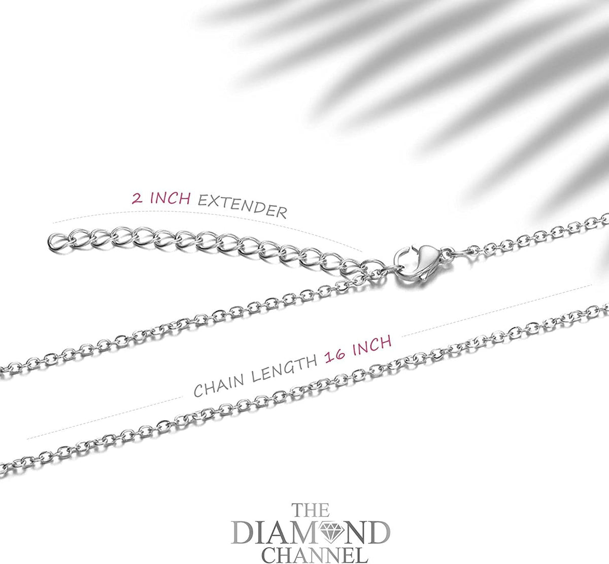 Premium Diamond Pendant Necklace for Women - AGS Certified Real Diamond 4-Prong