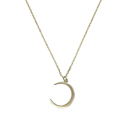 New Fashion Sweet Moon Silver Plated Jewelry Temperament Crescent Clavicle Chain